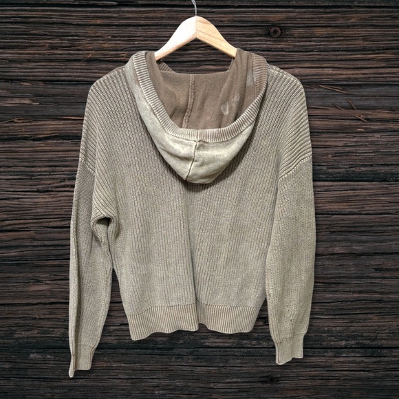 Tribal Knit Hooded Sweater - Picture 2 of 5